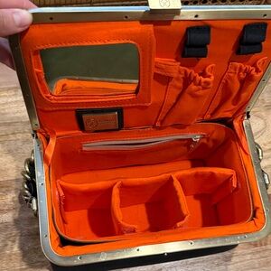 Orange and Black Makeup Case